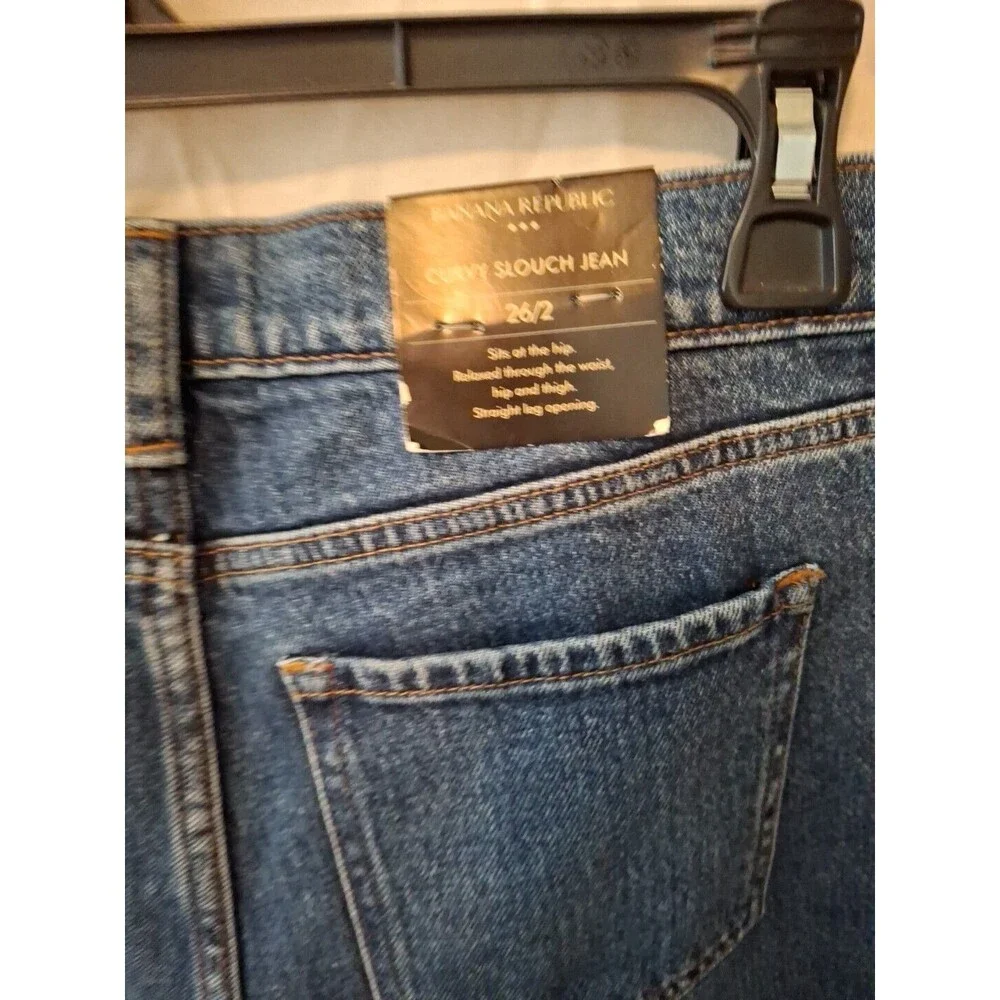 BANANA REPUBLIC Curvy Slouch Women's Jeans Size 26/2 ( 1472)